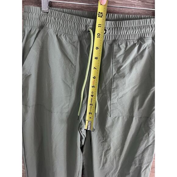 GAP GAPFIT Ribbed Side Pocket Hiking Joggers Pants Women Small Green - Picture 8 of 10